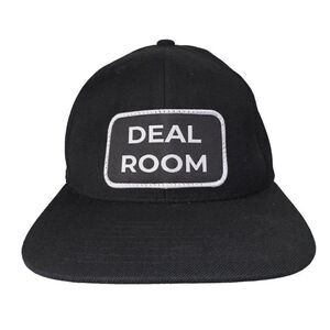 Yupoong The Classics "Deal Room" Snapback Hat Black Adjustable OS